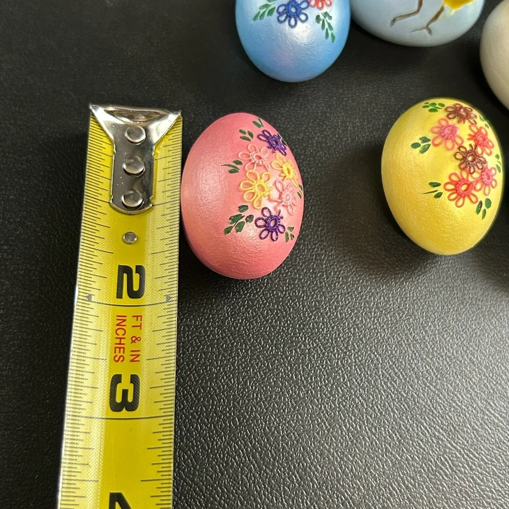 Vintage 14 Piece Easter Ceramic Basket &‎ Eggs Colorful Chick Home Decor